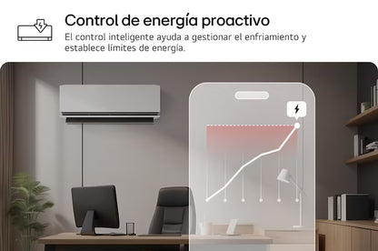 LG DUALCOOL AI VA242C1 24,000 BTU Dual Inverter AI Wi-Fi | R32 220V